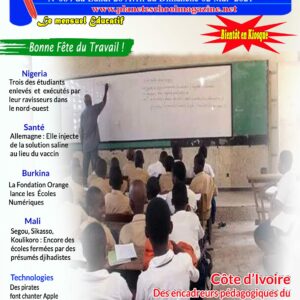 REVUE DE PRESSE N°84 DU 24 au 03-05-21