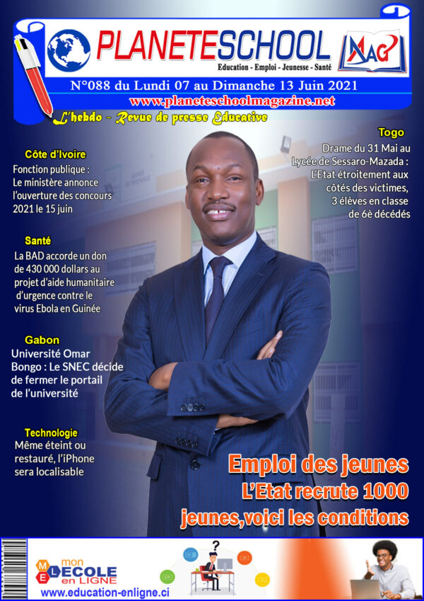 REVUE DE PRESSE N°88 DU 07 au 13-06-21
