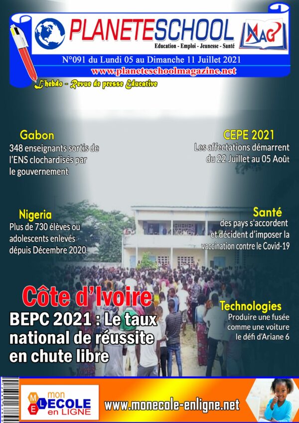 REVUE DE PRESSE N°91 DU 05 au 11-07-21