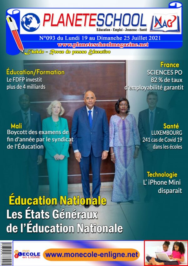 REVUE DE PRESSE N°93 DU 19 au 25-07-21