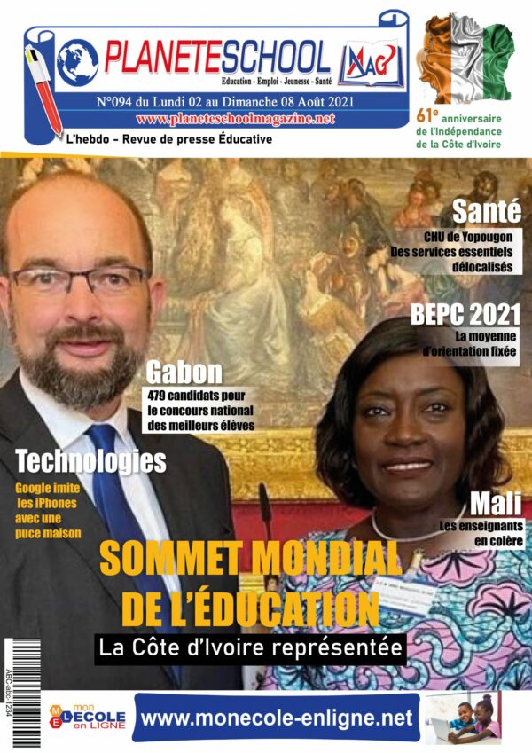 REVUE DE PRESSE N°94 DU 02 au 08-07-21  PLANETE SCHOOL