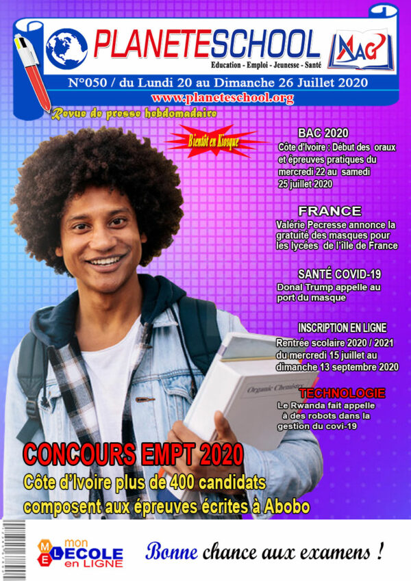 REVUE DE PRESSE N°50 DU 20 au 26-07-20