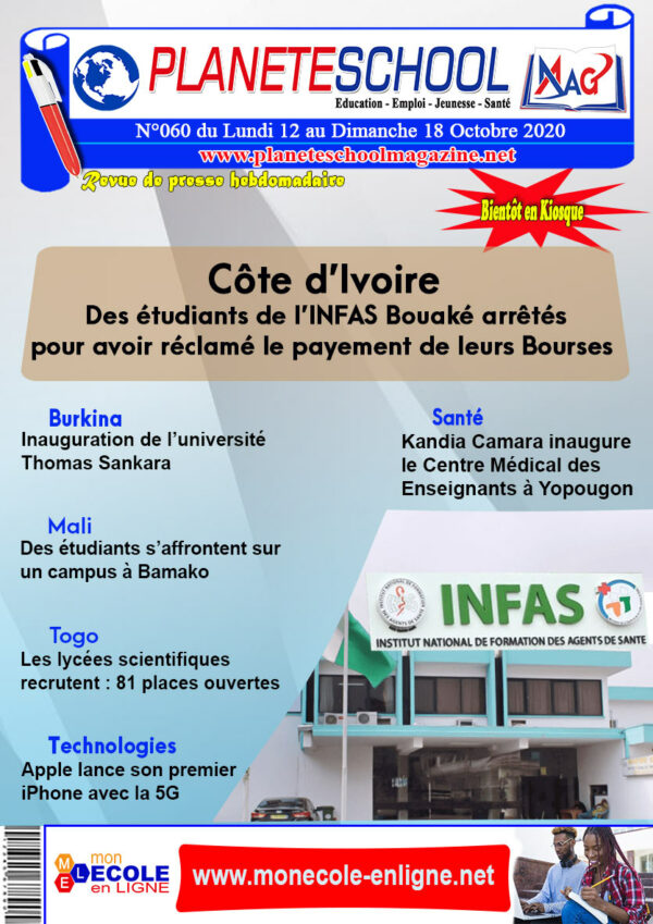 REVUE DE PRESSE N°60 DU 12 au 18-10-20